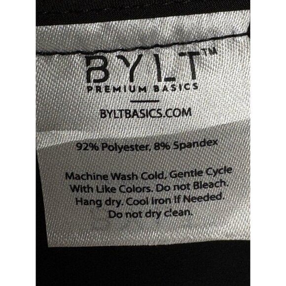 BYLT Premium Basics District Jacket Men’s L Black Full Snap Stretch Pockets - Picture 8 of 14